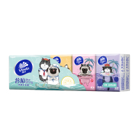 维达(Vinda) 倍韧纸手帕3层10包装(无香)×2条