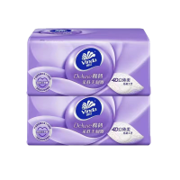 维达(Vinda) 棉韧立体美抽纸s码家庭纸抽3包面巾纸家用实惠装100抽纸巾