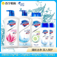 [不可售]舒肤佳沐浴露720g芦荟+720g纯白+400g青瓜+100g*2纯白