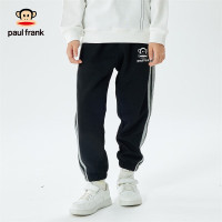 3515335132F大嘴猴(paul frank)童装儿童休闲裤男女款童装春秋卫裤潮裤力长裤宽松弹力运动裤 黑色 13