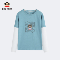 大嘴猴童装男童长袖T恤2024春秋款新品中大童纯棉打底衫儿童上衣