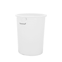 垃圾桶 ZY-YXT-07 圆形桶 揭盖式 160 白色
