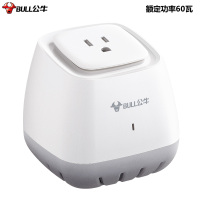 公牛(BULL)1.8米美标电器变压器插座国内地使用220V/110V互转额定功率60W内适用 GN-P1W 美国日本