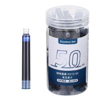 齐心 R010-100 钢笔墨囊 晶蓝