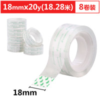 三木 7121 透明高粘文具胶带/18mm*20y 8卷/筒(计价单位:筒)