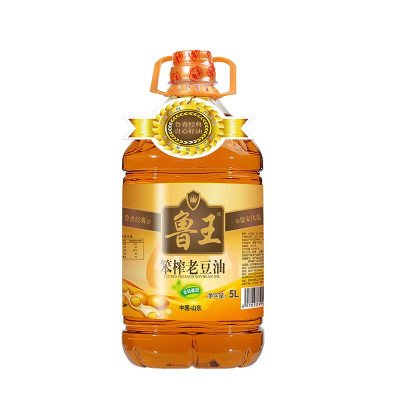 鲁王 笨榨老豆油5L 桶