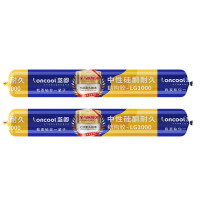 蓝固 中性结构胶 LG-1000 20支/箱 黑色