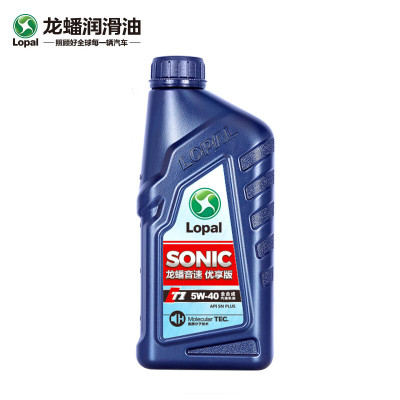 龙蟠SONIC T1 SN PLUS 5W-40 1L 桶