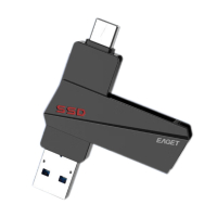 忆捷(EAGET)固态U盘 SU20-512 USB3.2 Gen2 Type-c 双接口高速传输 个