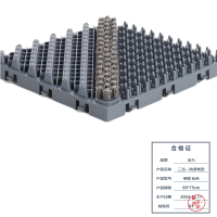 洁力 三合一防滑地垫 单刷 灰色 60*75cm 块