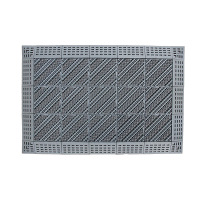 洁力 三合一防滑地垫 三刷 灰色 120*180cm 块