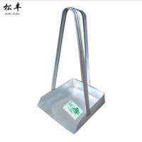 松丰 加厚加大镀锌铁撮子垃圾斗耐用撮箕垃圾铲铁簸箕65cm*30cm*30cm/个