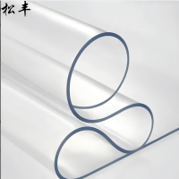 松丰 PVC透明软玻璃桌布桌垫塑料软板水晶板餐桌布 厚1.2mm*幅宽80cm /米