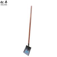 松丰 加厚锰钢淬火煤铲小方锹小铁锨平板锹平板锨锅炉铲19.5cm*144cm/把