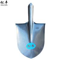 松丰 锰钢加厚大号尖头铲尖锹铁铲钢铲尖锨钢锹圆头铲板锨29.5cm*23cm/把