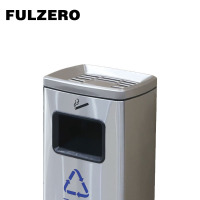 FULZERO 灭烟垃圾桶 18L/个