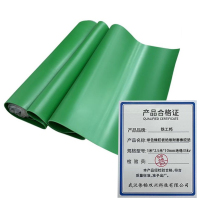铁工邦 绿色橡胶板绝缘耐磨橡胶垫 1米*2.5米*10mm绝缘35kv 卷