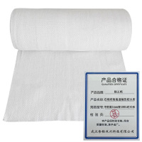 铁工邦 石棉布耐高温隔热防火布 中密度5mm厚50KG约10米 卷