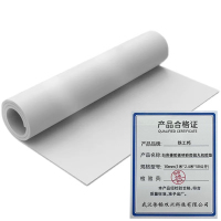 铁工邦 白色橡胶板喷砂房抛丸机胶垫 10mm(1米*2.4米*50公斤) 卷