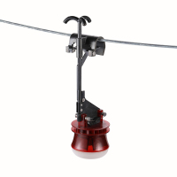 好企来 太阳能LED标志灯 可无人机装卸 3.7V 红色 HS-1 个