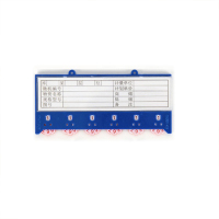瑾如云海 磁性标签 料签 六轮双磁65x150mm /个