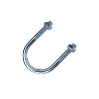 伟鹏双兴 镀锌U型螺丝管卡抱箍 DN100*M8 /个