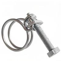 伟鹏双兴多 不锈钢双钢丝喉箍卡箍管卡 145-155mm /个