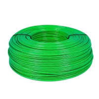 伟鹏双兴 绿色包塑钢丝绳 直径14mm /米