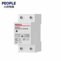 人民电器自恢复式过欠压保护器RDB5GQ 1P+N 40A(36㎜下进上出)个