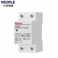 人民电器自恢复式过欠压保护器RDB5GQ 1P+N 63A (36㎜下进上出)个
