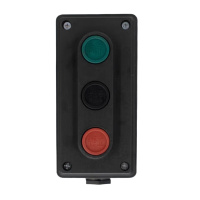 人民电器按钮 向前向后停止按钮盒按钮开关 LA4-3H 个