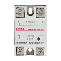 人民电器固态继电器SSR-80VA 个