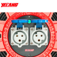 野狼YELANG多功能耐用电线电缆接线野狼 移动电缆盘 YL39071150 3x4mm²/5盘超长线缆快速连接安全可靠