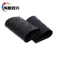 伟鹏双兴 防滑橡胶板五道杠防滑橡胶垫 1米宽10米长3mm厚 卷