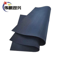 伟鹏双兴 防滑橡胶板细条纹防滑橡胶垫 1米宽10米长5mm厚 卷