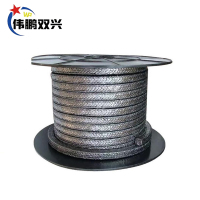 伟鹏双兴 高压纯石墨盘根加钢丝耐高温盘根 20*20mm 米