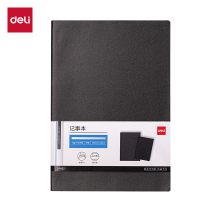 得力DP402皮面本25K-80张(黑色)(本)