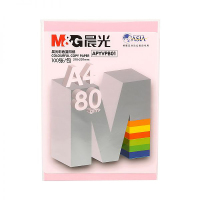 晨光 M&G APYVPB0137 晨光彩色复印纸粉红80gA4-100张APYVPB0137 (7包装)