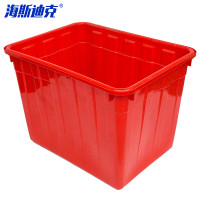 海斯迪克 HKCC11 长方形塑料水箱 红色300款外径865*650*615mm无盖