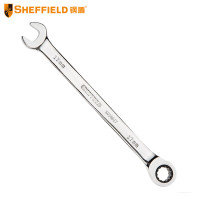 钢盾 SHEFFIELD 公制精抛光棘开两用加长快扳24mm S018624 一件(6件起订)