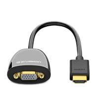 转接头; 绿联HDMI公转VGA母转接头 ;接口:HDMI,VGA;售后服务(年):1一个 货期:7天