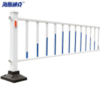 海斯迪克 市政道路护栏 防撞活动隔离栏杆 锌钢围栏 60CM高护栏(1立柱+3米护栏) HK-330