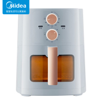 美的(Midea) 空气炸锅家用5.8L可视化温度时间双控新款智能多功能电气炸锅机大容量薯条机 MF-KZE5881