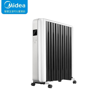 美的(Midea)NYW-SR 油汀取暖器电暖器烤火炉全屋取暖干衣智能温显语音控制12片大热量恒温