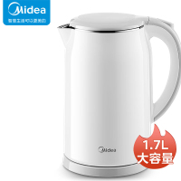 美的(Midea)电水壶热水壶304不锈钢水壶防烫暖水壶净甜大容量家用开水壶烧水壶智能断电MK-SH17M301A