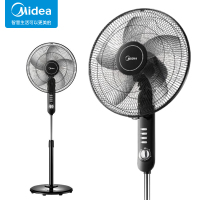 美的(Midea)电风扇落地扇家用大风量轻音电扇立式易拆洗节能省电风扇卧室办公室电扇大风扇 5叶大风量定时[FS40-1