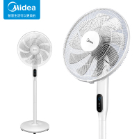 美的(Midea)电风扇落地扇九叶柔风立式预约定时直流变频扇变频遥控款15H定时 FS40-18AR(线下同款)