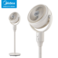 美的(Midea)空气循环扇FGA24UJR强力送风升降远距循环上下左右自动摇头定时预约易拆洗轻音低噪(线下同款)