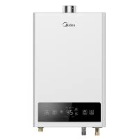 美的(Midea)13L燃气热水器 稳流恒温强排式天然气 低水压可启动JSQ25-13HPC 标准安装