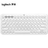 罗技(Logitech)K380无线超薄蓝牙键盘 白色
